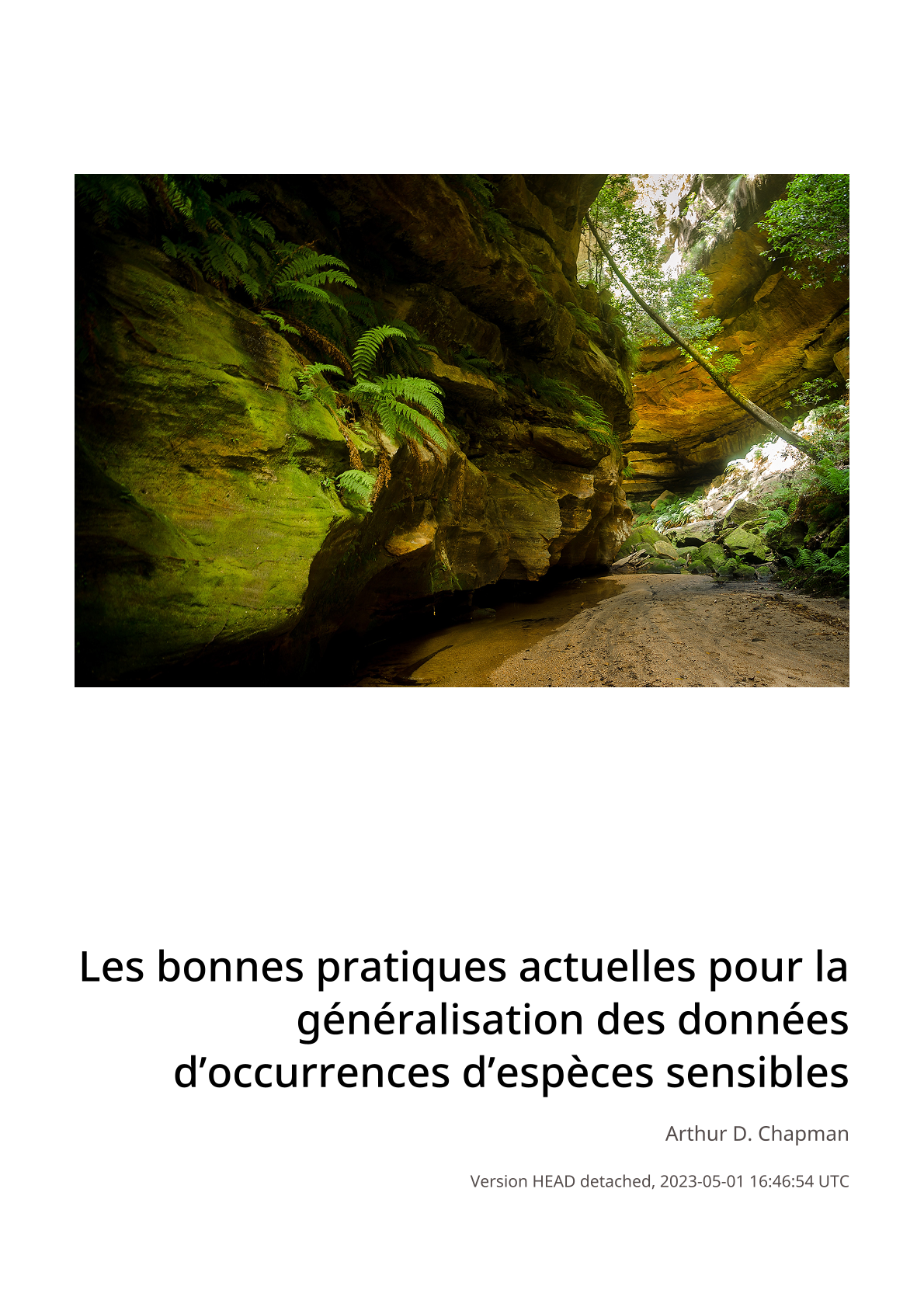 Guide especes sensibles